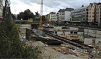 Foto der Baustelle am Heumarkt